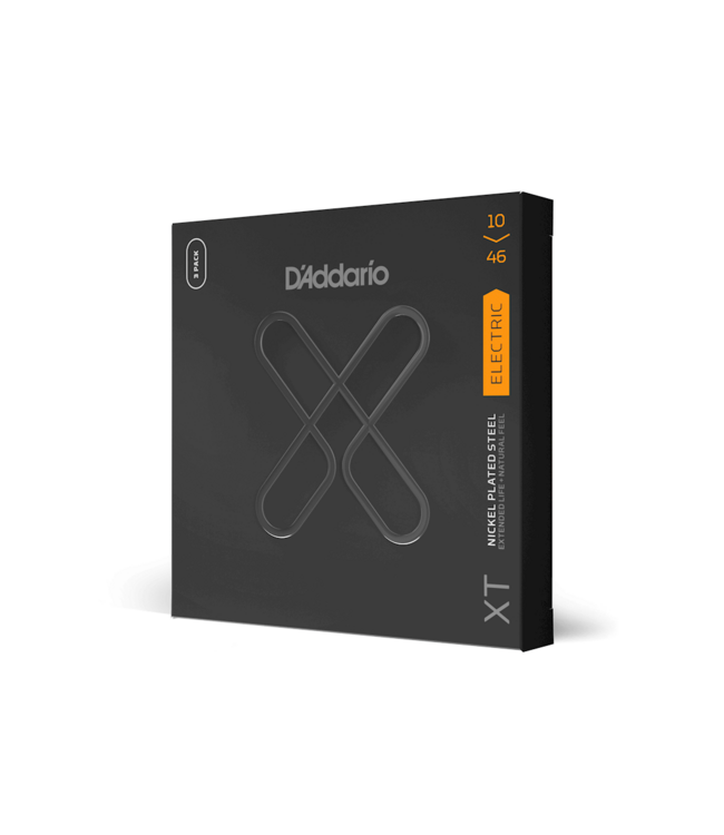 D'Addario XT Coated Nickel Electric Guitar Strings - 10-46 Regular Light