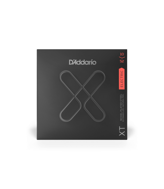 D'Addario XT Coated Nickel Electric Guitar Strings - 10-52 Light Top/Heavy Bottom