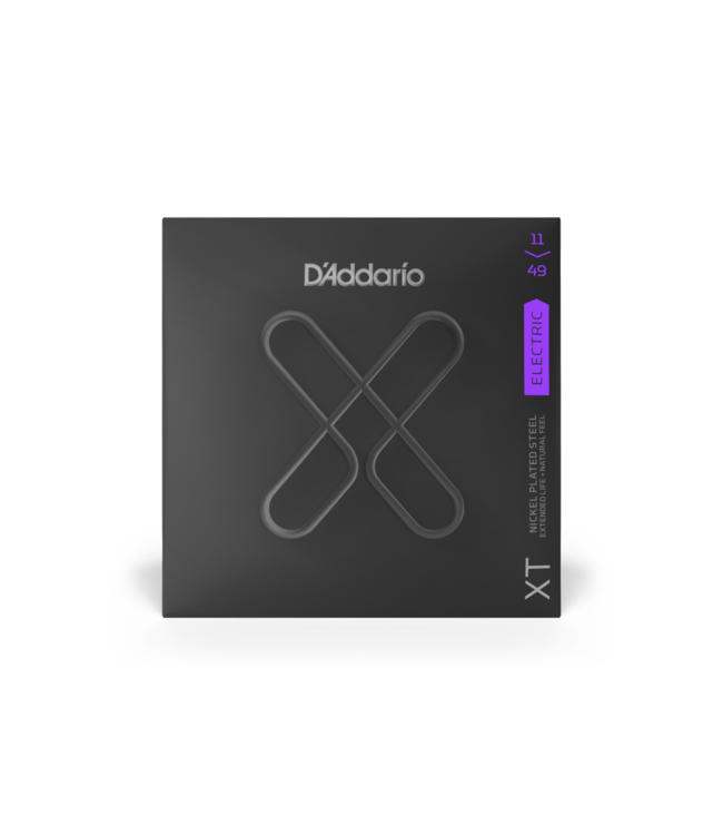 D'Addario XT Coated Nickel Electric Guitar Strings - 11-49 Medium