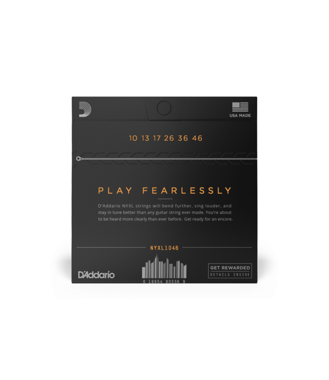 D'Addario NYXL Electric Guitar Strings - 10-46 Regular Light