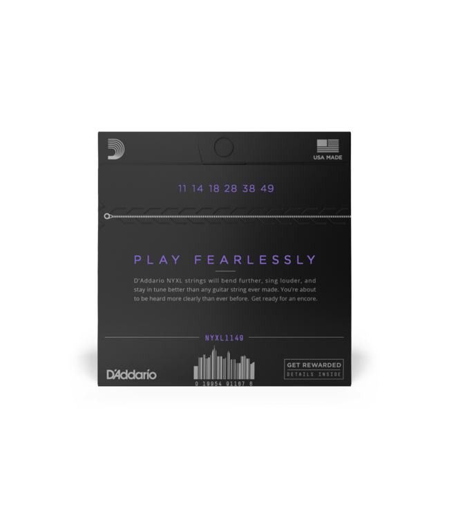 D'Addario NYXL Electric Guitar Strings - 11-49 Medium