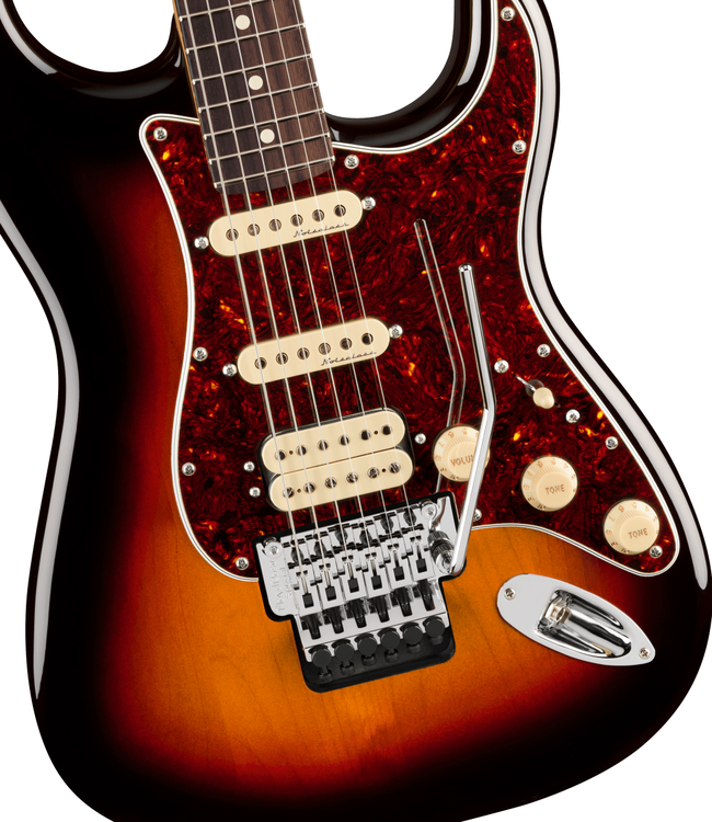 Fender Player II Modified Stratocaster HSS Floyd Rose - Rosewood Fretboard, 3-Colour Sunburst