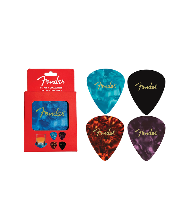 Fender Leather Coasters (4-Pack)