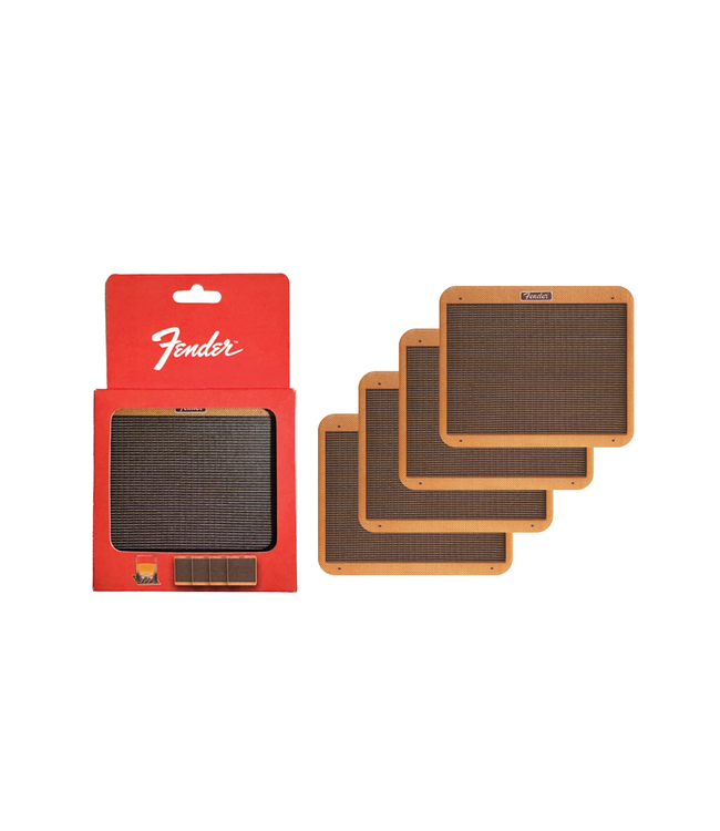 Fender Leather Coasters (4-Pack)