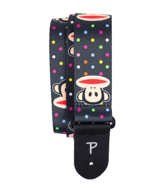 Perri's Perri's Paul Frank Polyester Guitar Strap - Multicolour Dots