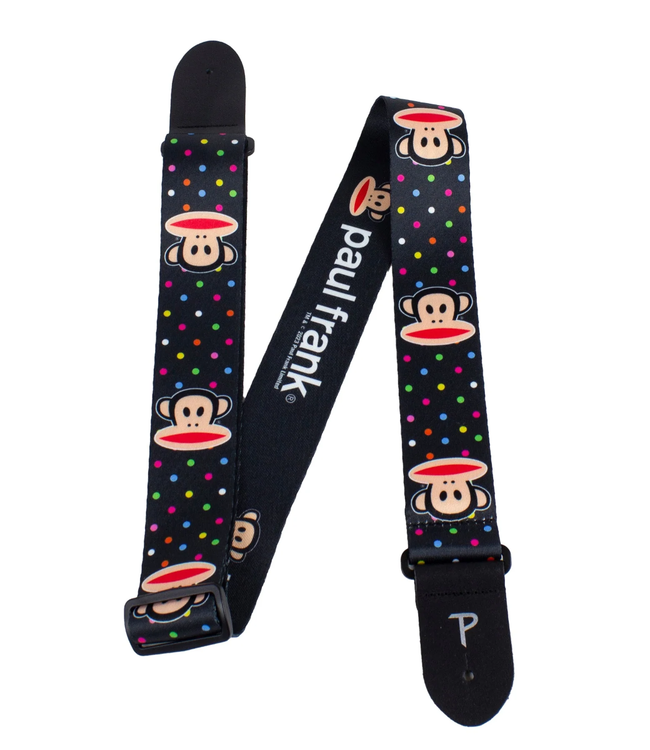 Perri's Paul Frank Polyester Guitar Strap - Multicolour Dots