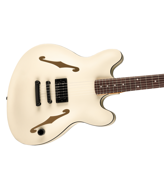 Fender Tom DeLonge Starcaster - Rosewood Fretboard, Satin Olympic White