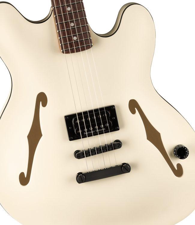 Fender Tom DeLonge Starcaster - Rosewood Fretboard, Satin Olympic White