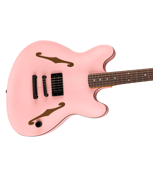 Fender Tom DeLonge Starcaster - Rosewood Fretboard, Satin Shell Pink