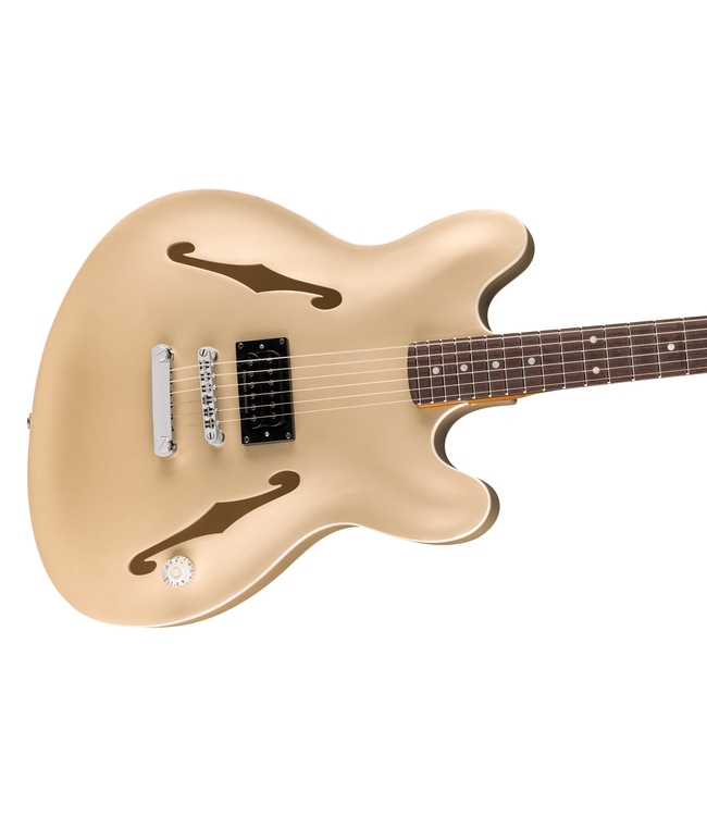 Fender Tom DeLonge Starcaster - Rosewood Fretboard, Satin Shoreline Gold