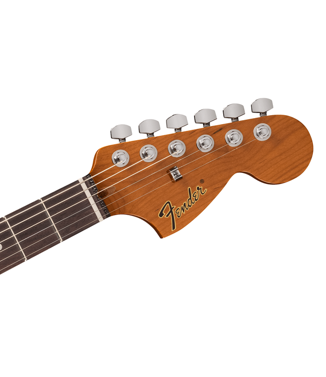 Fender Tom DeLonge Starcaster - Rosewood Fretboard, Satin Shoreline Gold