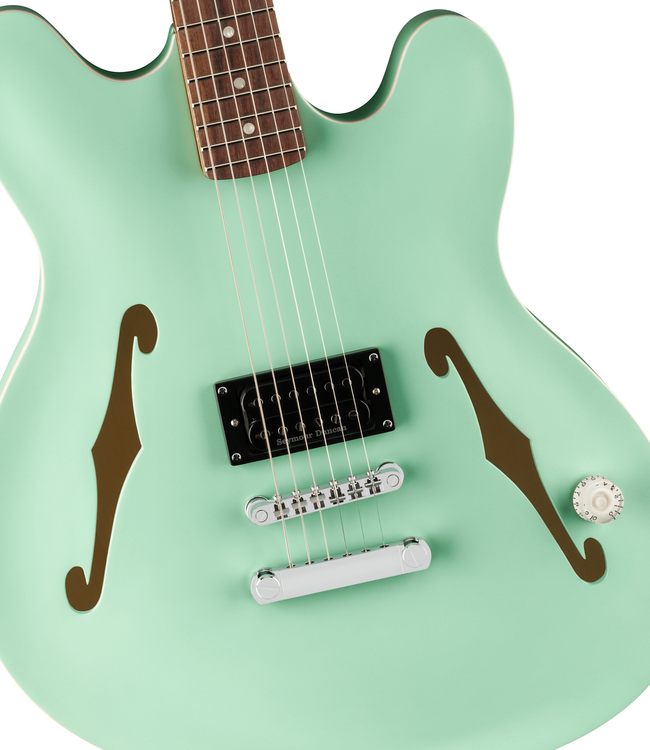 Fender Tom DeLonge Starcaster - Rosewood Fretboard, Satin Surf Green