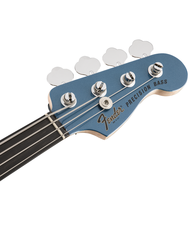 Fender Tony Franklin Fretless Precision Bass - Ebony Fretboard, Lake Placid Blue