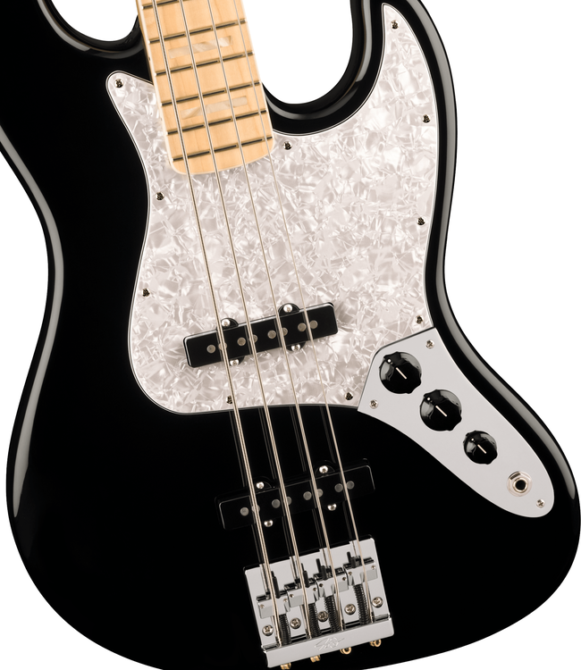 Fender USA Geddy Lee Jazz Bass - Maple Fretboard, Black