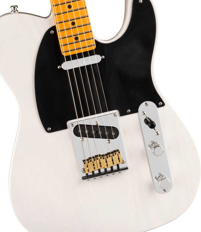 Fender American Ultra Luxe Vintage '50s Telecaster - Maple Fretboard, White Blonde