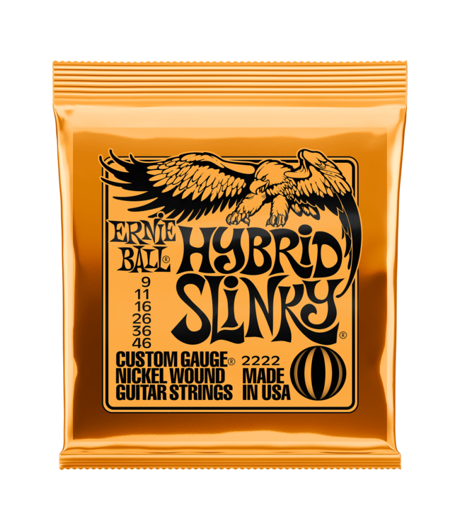 Ernie Ball Nickel Wound Electric Guitar Strings - 09-46 Hybrid Slinky