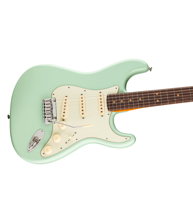 Fender American Ultra Luxe Vintage '60s Stratocaster - Rosewood Fretboard, Surf Green