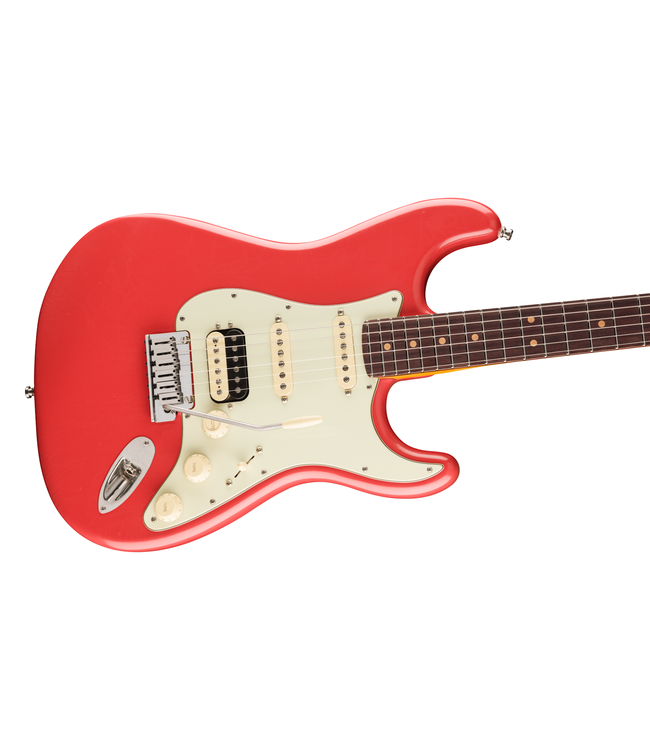 Fender American Ultra Luxe Vintage '60s Stratocaster HSS - Rosewood Fretboard, Fiesta Red
