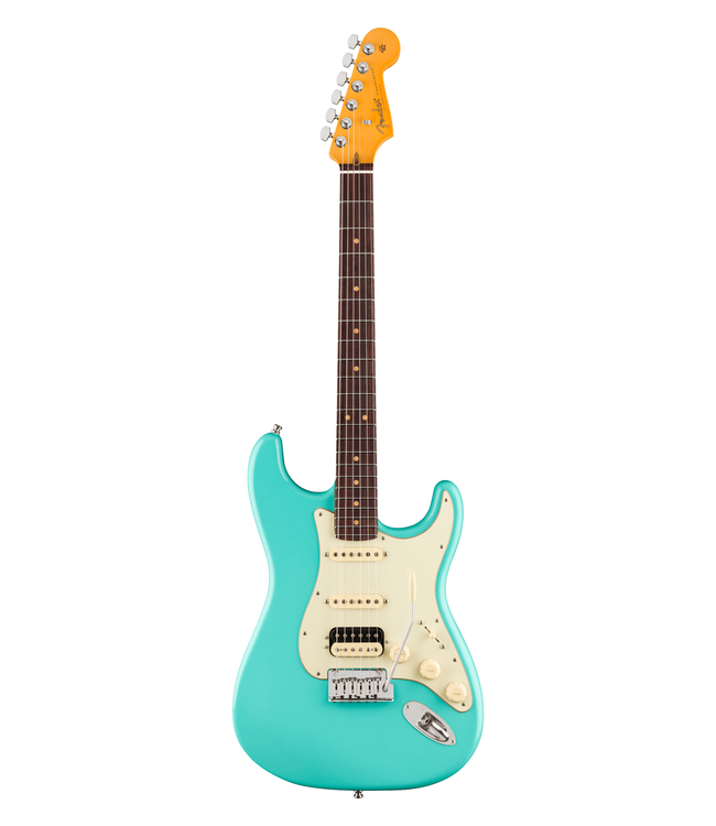 Fender Fender American Ultra Luxe Vintage '60s Stratocaster HSS - Rosewood Fretboard, Sea Foam Green