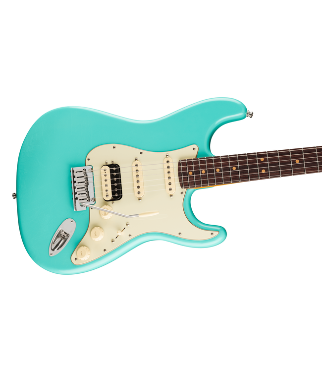 Fender American Ultra Luxe Vintage '60s Stratocaster HSS - Rosewood Fretboard, Sea Foam Green