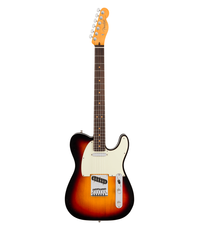 Fender American Ultra Luxe Vintage '60s Custom Telecaster - Rosewood Fretboard, 3-Colour Sunburst