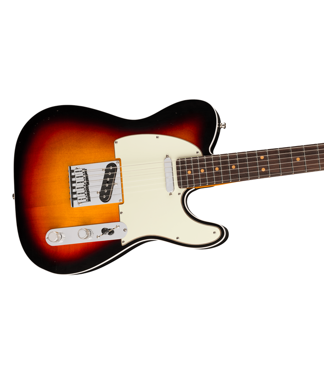 Fender American Ultra Luxe Vintage '60s Custom Telecaster - Rosewood Fretboard, 3-Colour Sunburst