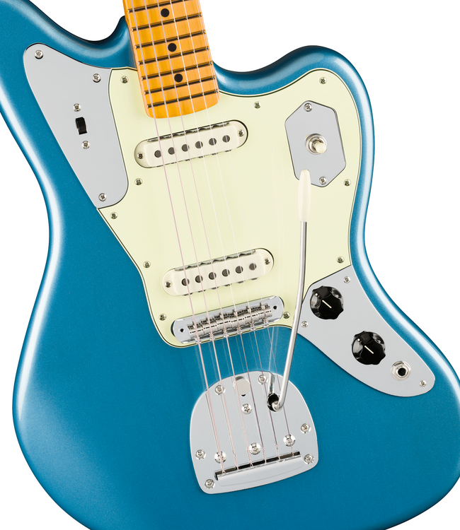 Fender American Professional Classic Jaguar - Maple Fretboard, Faded Lake Placid Blue