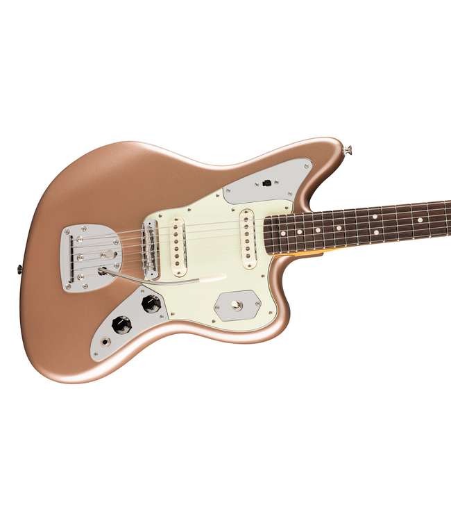 Fender American Professional Classic Jaguar - Rosewood Fretboard, Faded Firemist Gold
