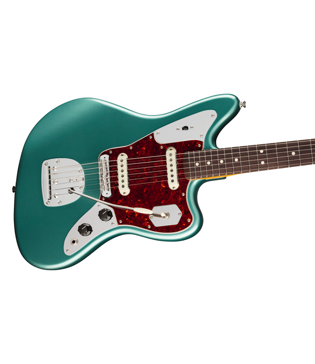 Fender American Professional Classic Jaguar - Rosewood Fretboard, Faded Sherwood Green Metallic