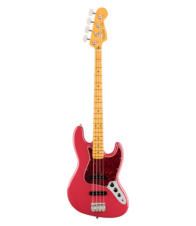 Fender American Professional Classic Jazz Bass - Maple Fretboard, Faded Dakota Red