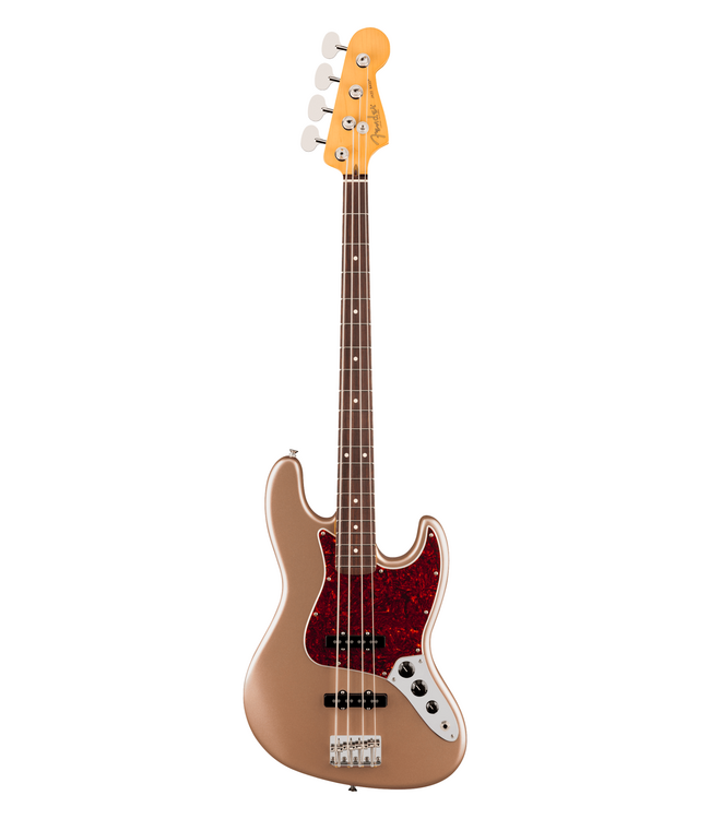Fender American Professional Classic Jazz Bass - Rosewood Fretboard, Faded Firemist Gold