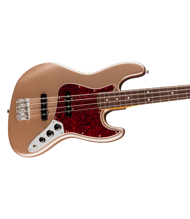 Fender American Professional Classic Jazz Bass - Rosewood Fretboard, Faded Firemist Gold