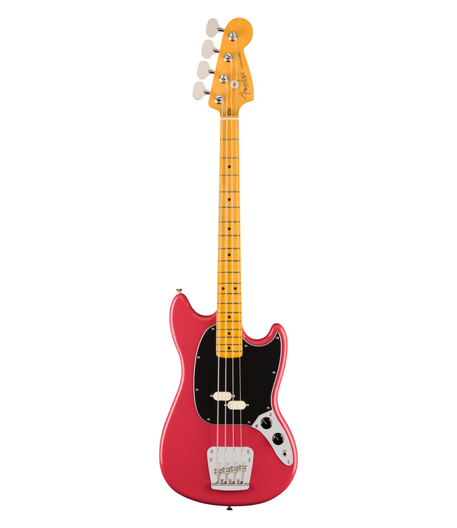 Fender American Professional Classic Mustang Bass - Maple Fretboard, Faded Dakota Red