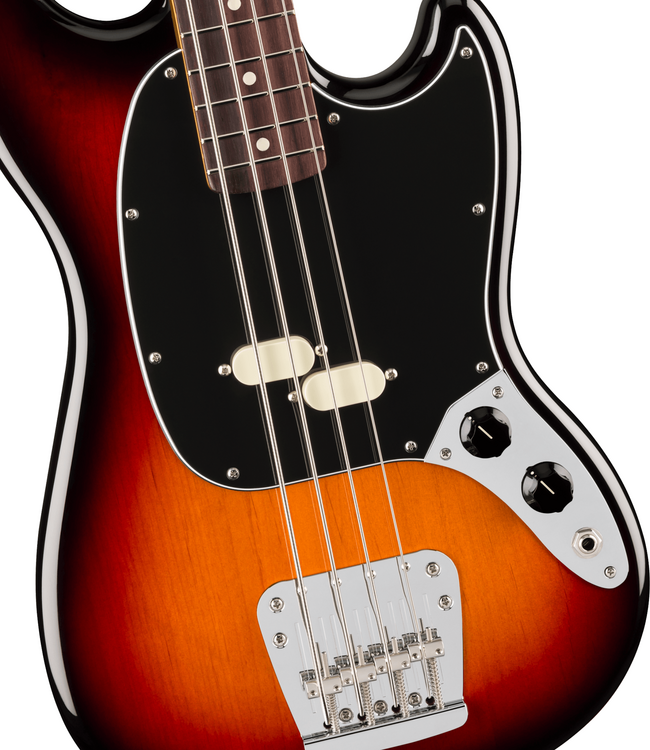Fender American Professional Classic Mustang Bass - Rosewood Fretboard, 3-Colour Sunburst