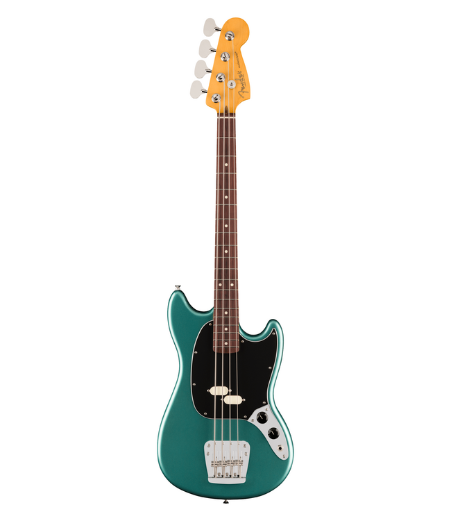 Fender Fender American Professional Classic Mustang Bass - Rosewood Fretboard, Faded Sherwood Green Metallic