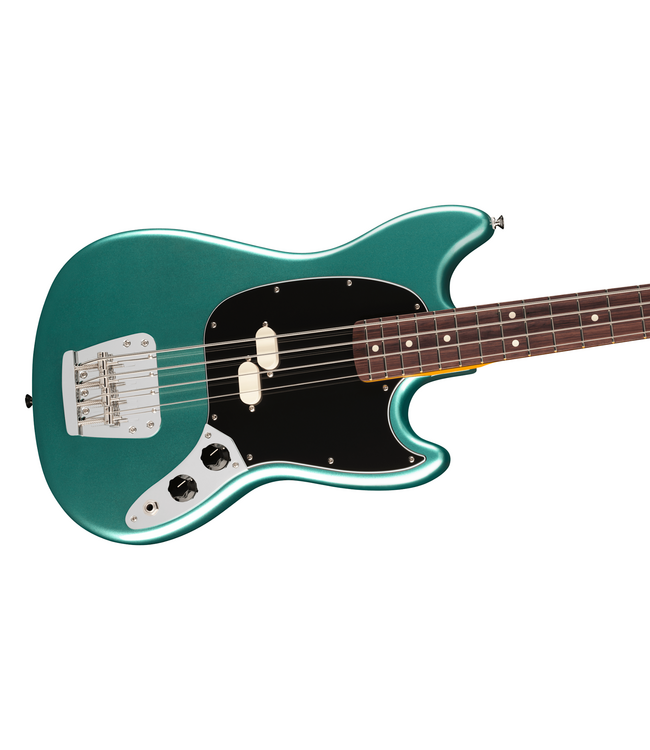 Fender American Professional Classic Mustang Bass - Rosewood Fretboard, Faded Sherwood Green Metallic