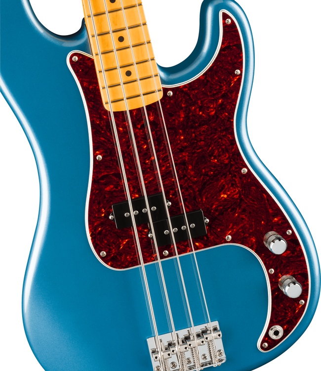 Fender American Professional Classic Precision Bass - Maple Fretboard, Faded Lake Placid Blue