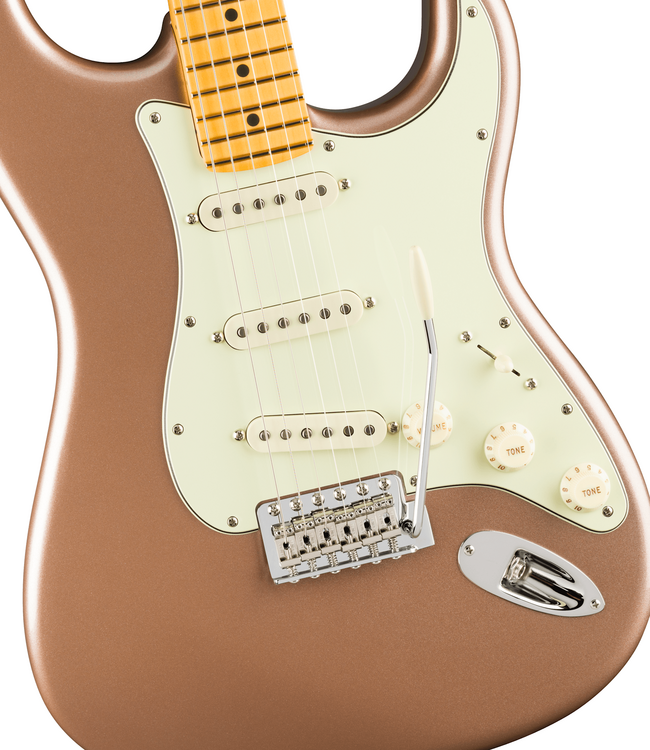 Fender American Professional Classic Stratocaster - Maple Fretboard, Faded Firemist Gold