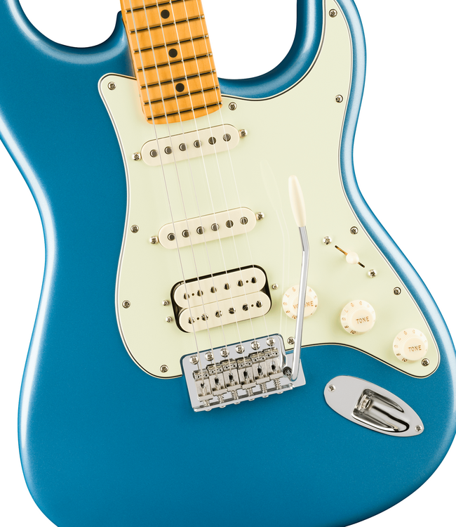 Fender American Professional Classic Stratocaster HSS - Maple Fretboard, Faded Lake Placid Blue