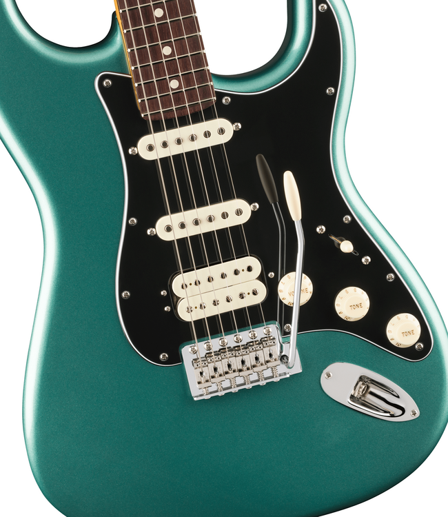 Fender American Professional Classic Stratocaster HSS - Rosewood Fretboard, Faded Sherwood Green Metallic