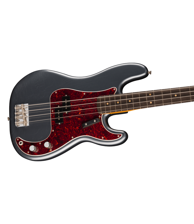 Fender Vintera II Road Worn '60s Precision Bass - Rosewood Fretboard, Charcoal Frost Metallic