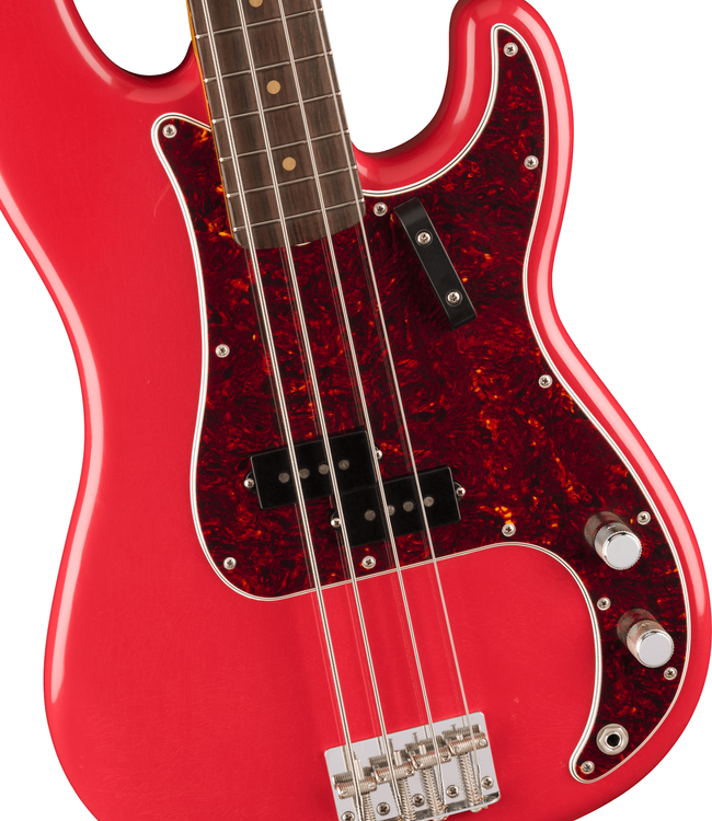 Fender Vintera II Road Worn '60s Precision Bass - Rosewood Fretboard, Fiesta Red