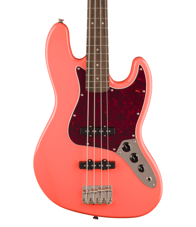 Squier Classic Vibe '60s Jazz Bass - Laurel Fretboard, Tahitian Coral