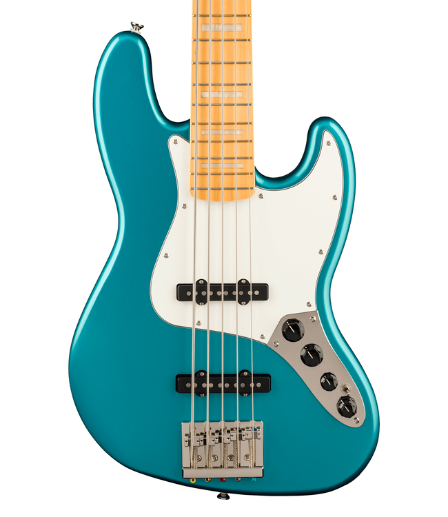 Squier Classic Vibe Active '70s Jazz Bass V - Maple Fretboard, Ocean Turquoise