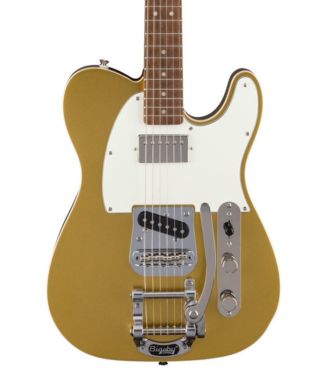 Squier Classic Vibe Custom Telecaster SH with Bigsby - Laurel Fretboard, Aztec Gold