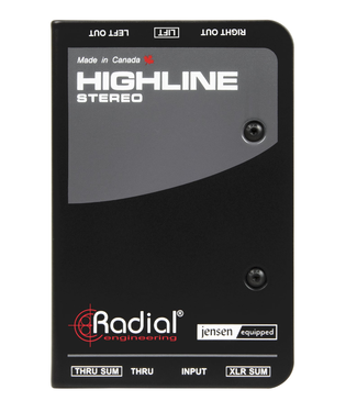 Radial Engineering Radial Engineering Highline Stereo Passive Line Isolator