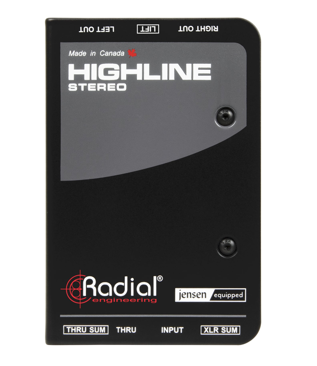 Radial Engineering Radial Engineering Highline Stereo Passive Line Isolator