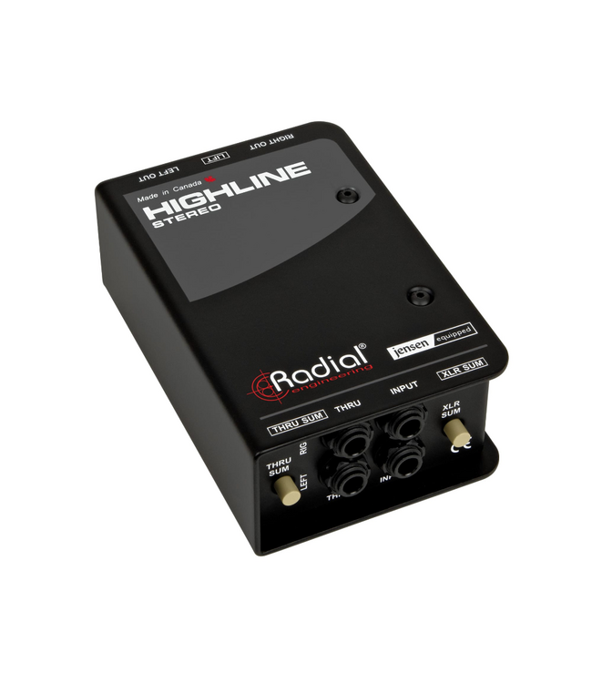 Radial Engineering Highline Stereo Passive Line Isolator