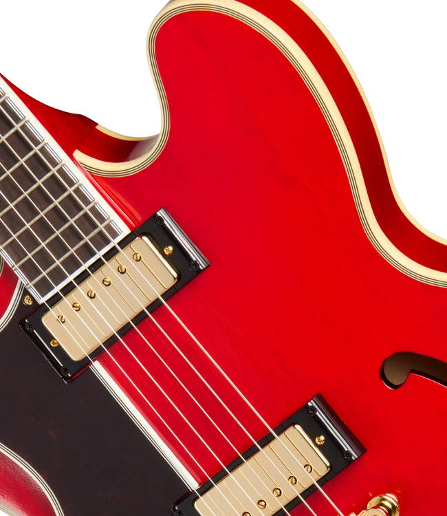 Epiphone Masterbilt Gem Archer Sheraton Left-Handed - Cherry Red