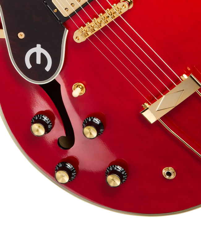 Epiphone Masterbilt Gem Archer Sheraton Left-Handed - Cherry Red